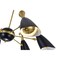 Cwi Lighting Rolin 12 Light Down Chandelier With Matte Black & Satin Gold Finish 1016P43-6-129 - alternate 5